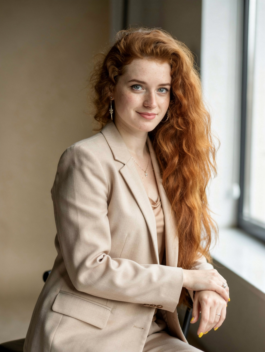 AI-generated professional headshot example 5
