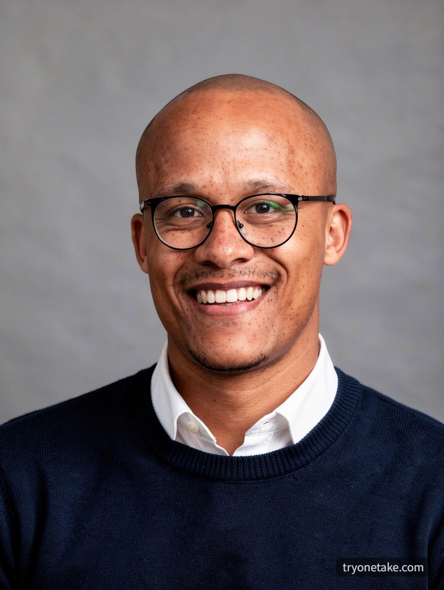Free AI headshot sample